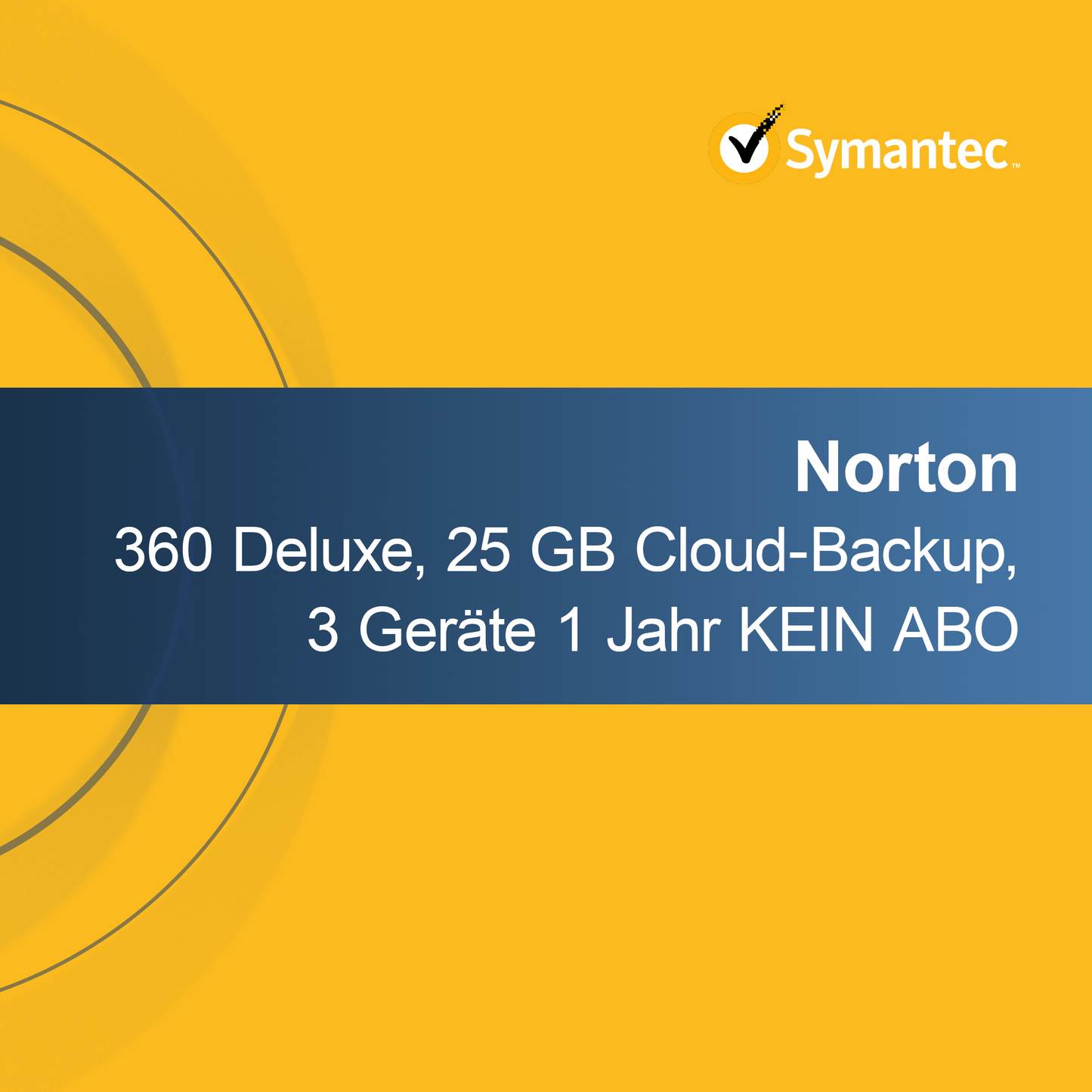 Norton 360 Deluxe, 25 GB Cloud Backup, 3 Devices 1 Year NO SUBSCRIPTION